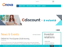 Tablet Screenshot of cnova.com